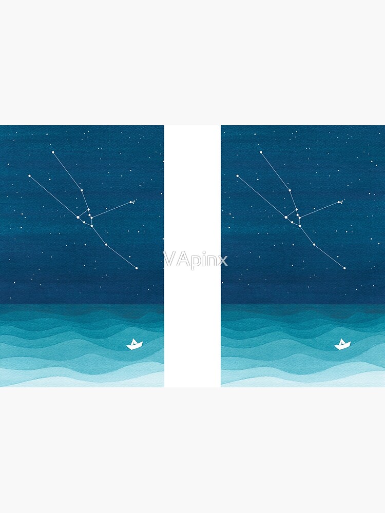 Taurus Constellation, paper boat by VApinx