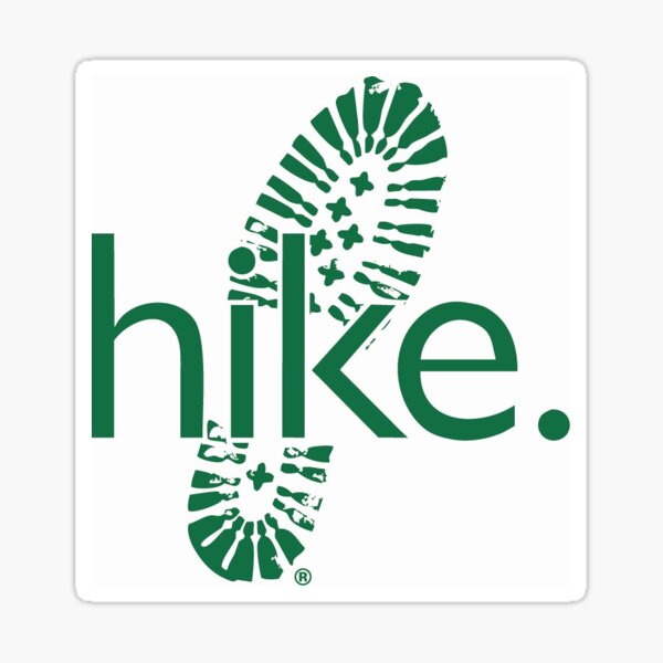hike. Sticker