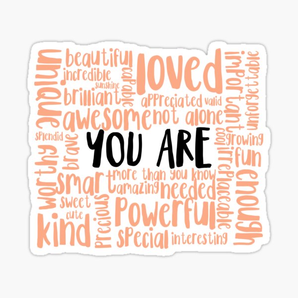 Free Stickers! — You Are Beautiful