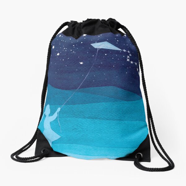 Item preview, Girl with a kite, blue designed and sold by VApinx.