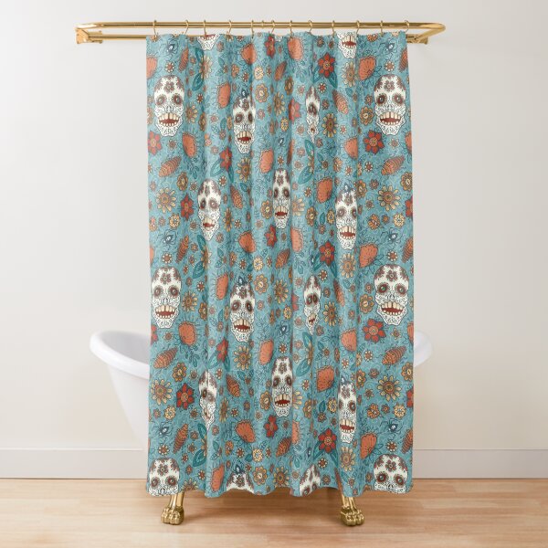 Sugar Skulls Shower Curtain
