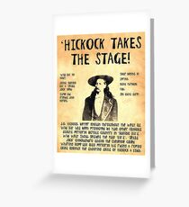 Wild Bill Hickock Greeting Card