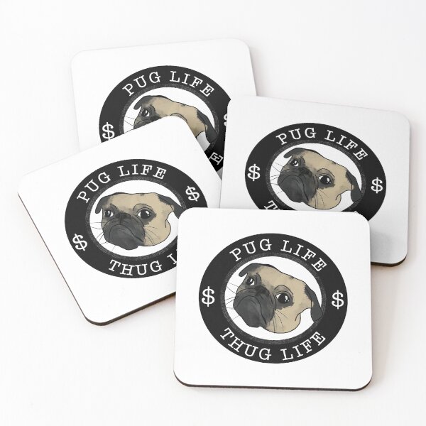 Item preview, Pug life, thug life  designed and sold by Heather  Hinson.