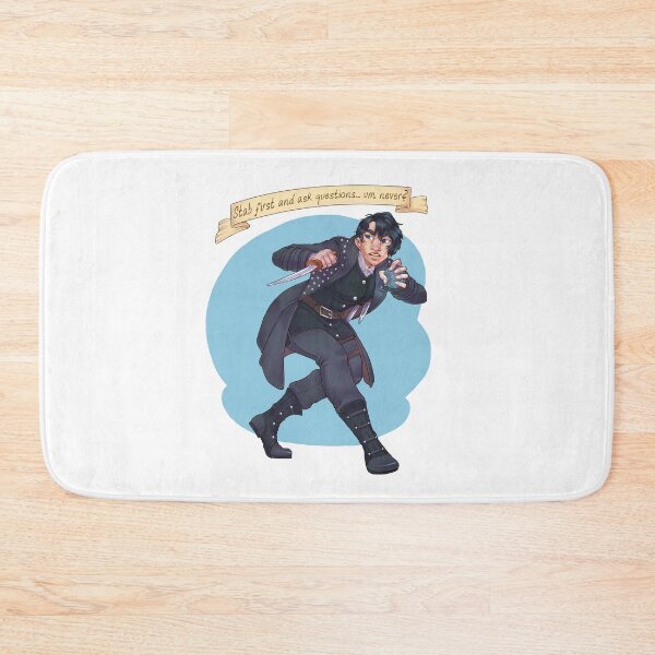 Item preview, "Stab first and ask questions...um, never?" designed and sold by RustyQuill.