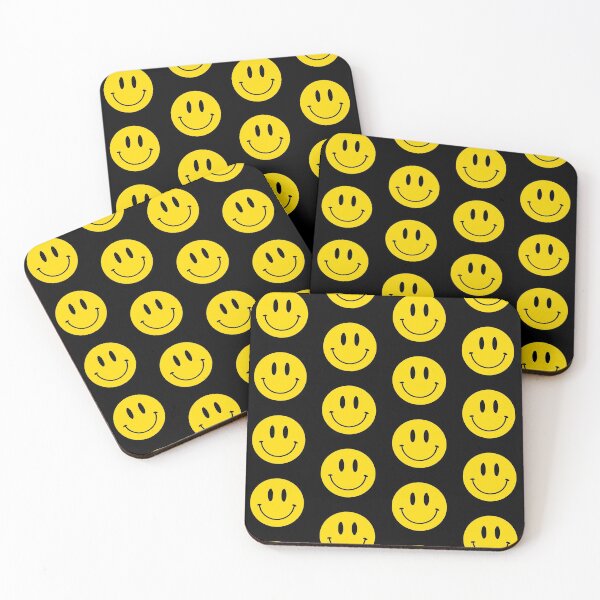 Item preview, Pattern | Happy Face | Black |  designed and sold by HappyFaceCo.