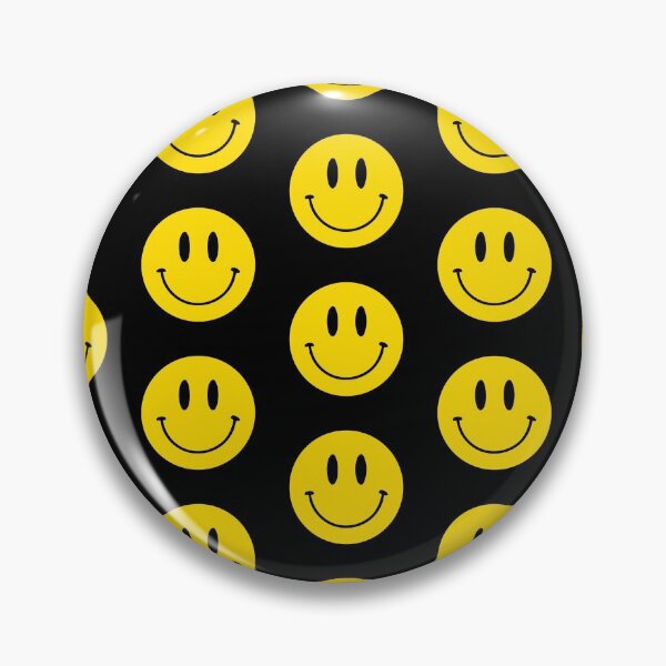 Item preview, Pattern | Happy Face | Black |  designed and sold by HappyFaceCo.
