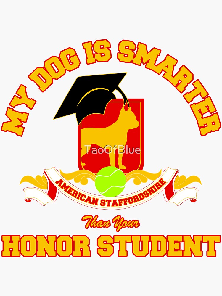 Honor Student - American Staffordshire by TaoOfBlue