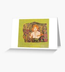 Eve In the Garden of Creation Greeting Card