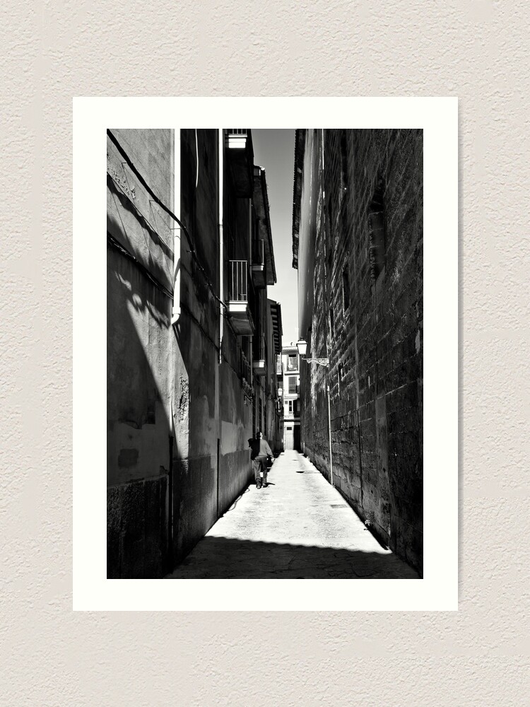 Alternate view of man in a red jumper Art Print