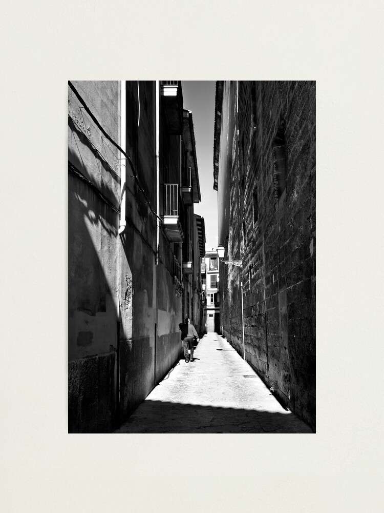 Alternate view of man in a red jumper Photographic Print