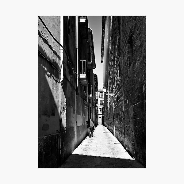 man in a red jumper Photographic Print
