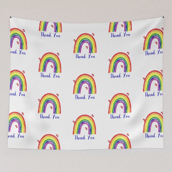 Item preview, Thank You Rainbow NHS Keyworkers Support designed and sold by MagicBoutique.
