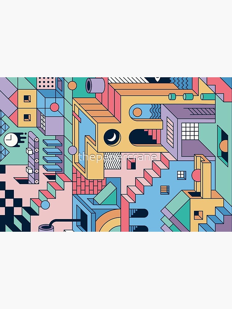 80's Escher by thepapercrane