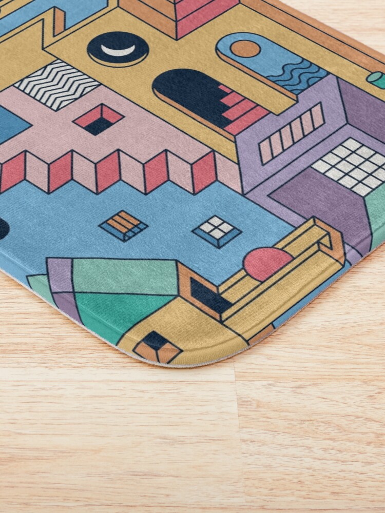 Alternate view of 80's Escher Bath Mat