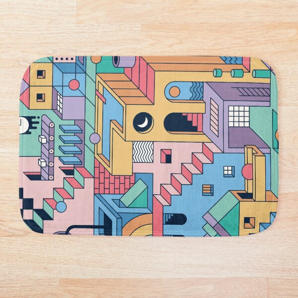 80's Escher Bath Mat