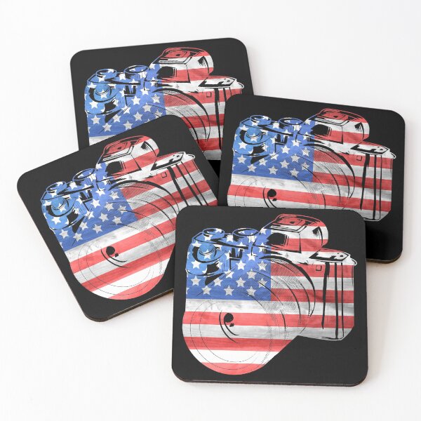 Item preview, American Flag Photographer Camara Patriotic Photography designed and sold by inkedtee.