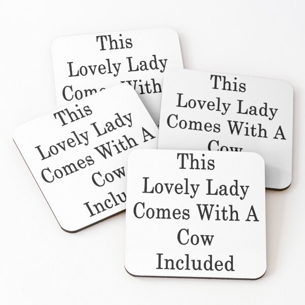 Item preview, This Lovely Lady Comes With A Cow Included designed and sold by supernova23.