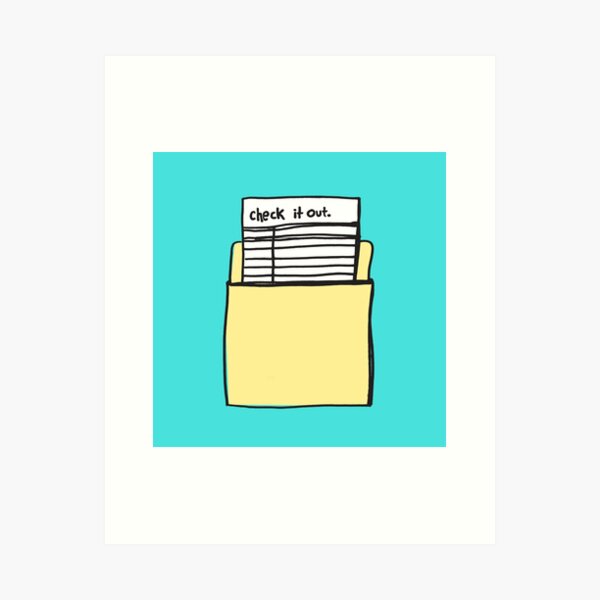 Check it Out Art Print