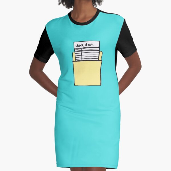 Check it Out Graphic T-Shirt Dress