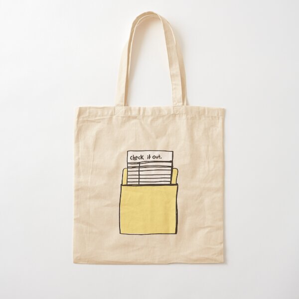 Check it Out Cotton Tote Bag