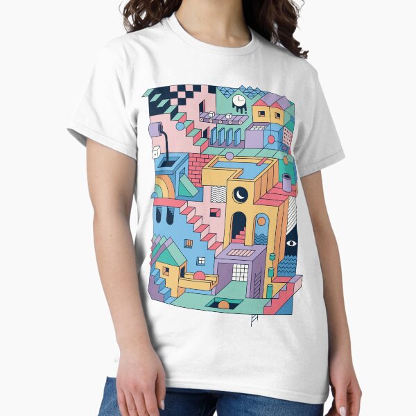 Aperçu de l'œuvre Escher des années 80 créée et vendue par thepapercrane.