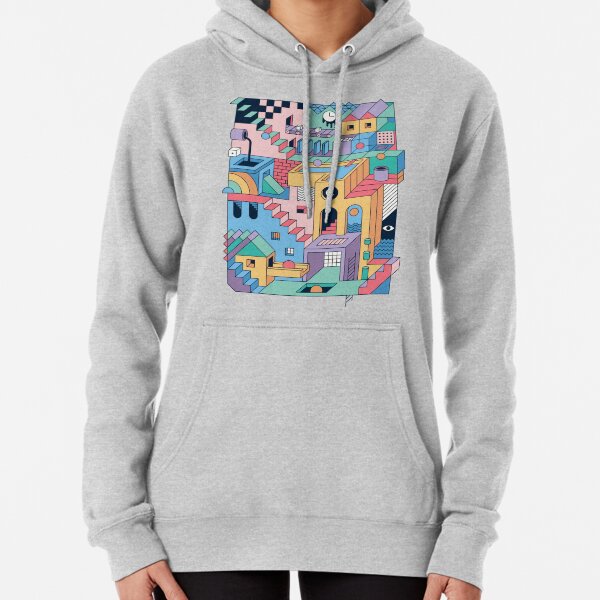 80's Escher Pullover Hoodie