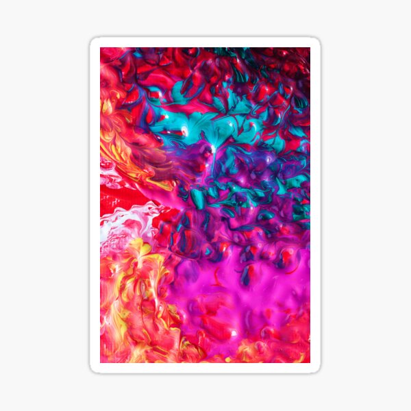 Item preview, Blue Purple Red Orange Abstract Paint Swirls designed and sold by allhistory.