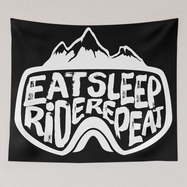 Item preview, Eat Sleep Ride Repeat - Snowboard Goggles designed and sold by Casper Designer.