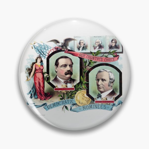 Item preview, Grover Cleveland and Thomas Hendricks Election Print - 1884 designed and sold by warishellstore.