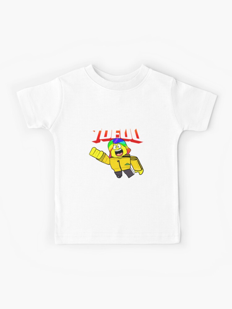 Flying Tofuu Character With Logo Kids T Shirt By Tubers Redbubble - t shirt for tofuu roblox