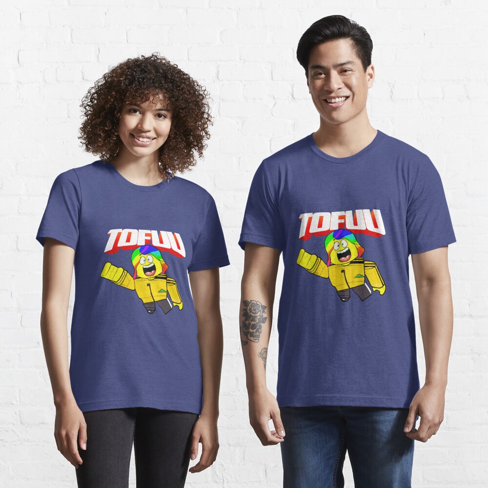 Flying Tofuu Character With Logo T Shirt By Tubers Redbubble - t shirt for tofuu roblox