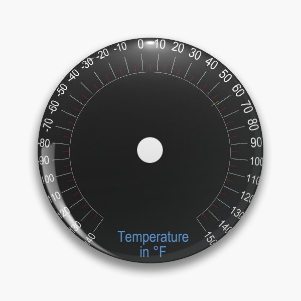 Item preview, Temperature Miscellaneous Clock designed and sold by ClocksMan.