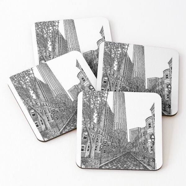 Item preview, Boston's One Dalton Tower & St. Germain St. designed and sold by Conor Plunkett.