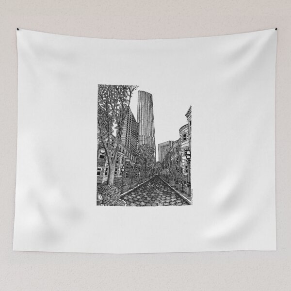Item preview, Boston's One Dalton Tower & St. Germain St. designed and sold by Conor Plunkett.