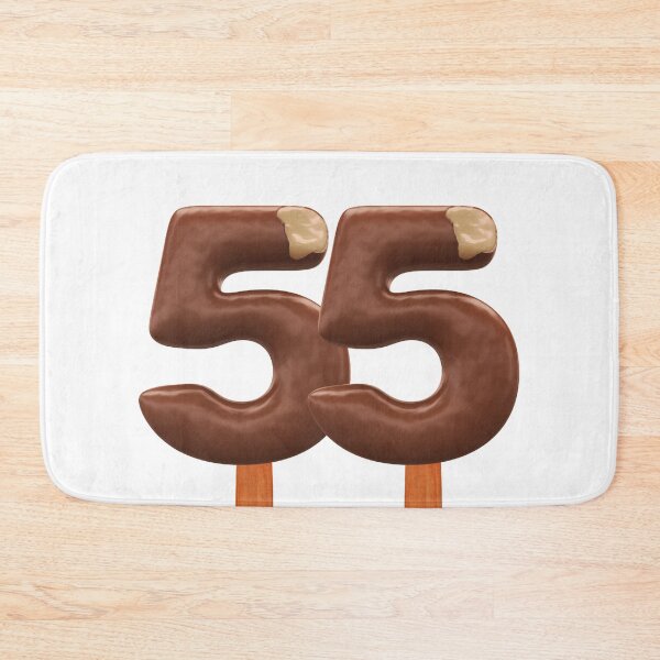 Item preview, 55 Ice Cream Fifty Five Number 3d Chocolate designed and sold by HelloFromAja.