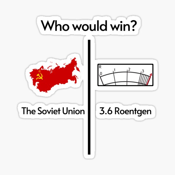 Artikel-Vorschau von Tschernobyl - Wer würde gewinnen?, designt und verkauft von SeriesShirts.