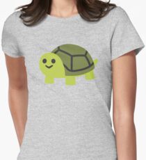 EMOJI-SCHILDKRÖTE Tailliertes T-Shirt