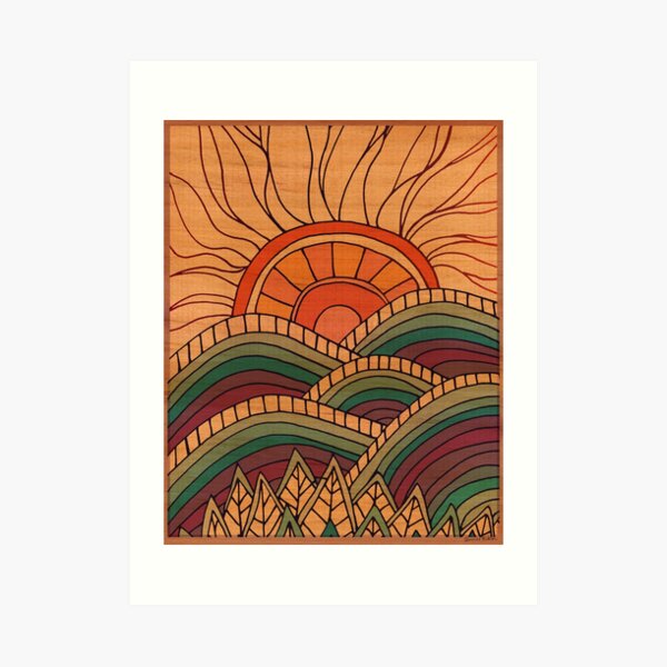 Mountain Magic Art Print