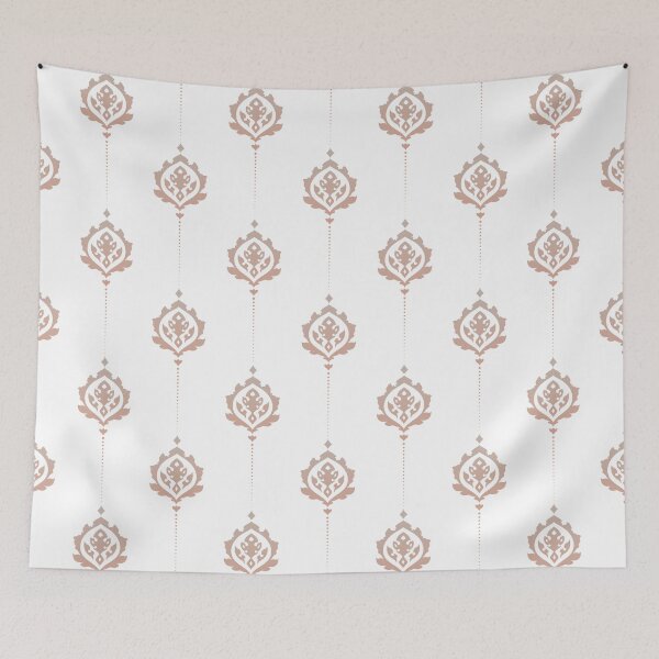 Item preview, Beautiful White and Pink Antique Pattern designed and sold by TamGustam.