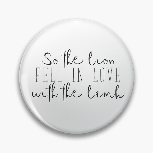 Item preview, So the lion fell in love with the lamb designed and sold by caddystar.