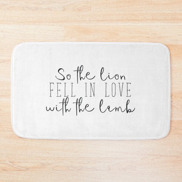 Item preview, So the lion fell in love with the lamb designed and sold by caddystar.