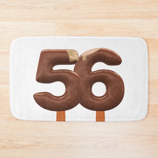 Item preview, 56 Ice Cream Fifty Six Number 3d Chocolate designed and sold by HelloFromAja.