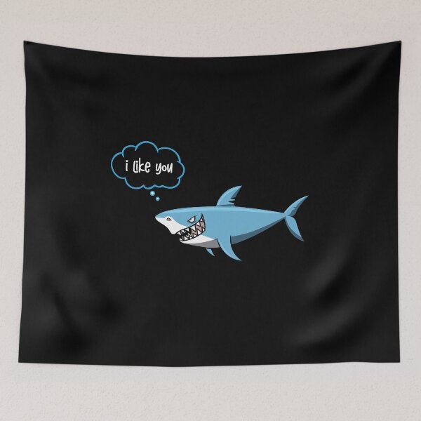 Item preview, Sharkasm funny shark joke i like you designed and sold by thehafdesigner.