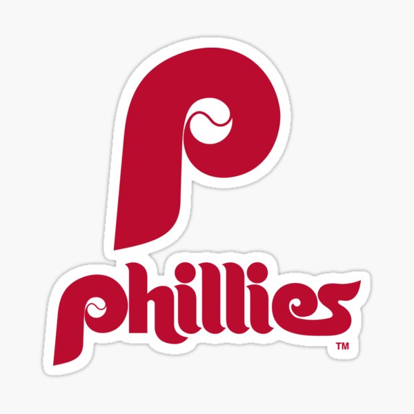 Retro Phillies Logo Sticker for Sale by Mckenna M.