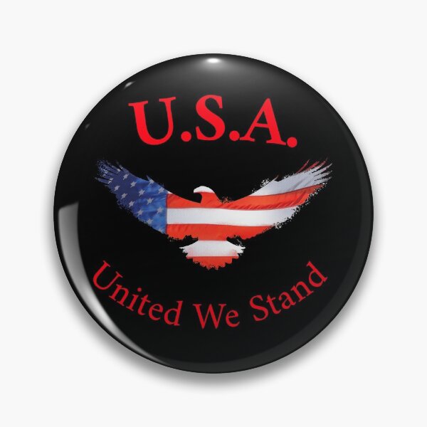 Item preview, USA United We Stand designed and sold by Rooster Syndicate.