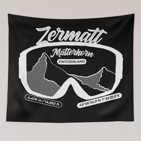 Aperçu de l'œuvre Station de ski de Zermatt Matterhorn créée et vendue par Casper Designer.