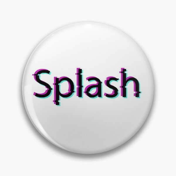 Item preview, Splash - Glitch Effect (Black) designed and sold by SaltyTuba.