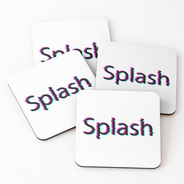 Item preview, Splash - Glitch Effect (Black) designed and sold by SaltyTuba.