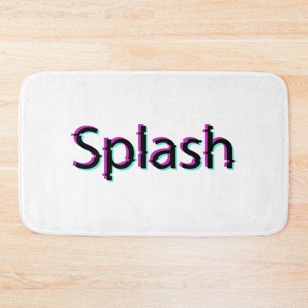 Item preview, Splash - Glitch Effect (Black) designed and sold by SaltyTuba.
