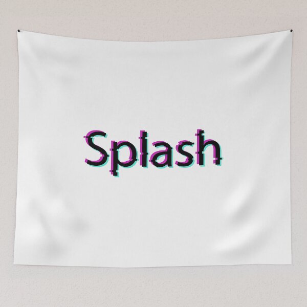 Item preview, Splash - Glitch Effect (Black) designed and sold by SaltyTuba.